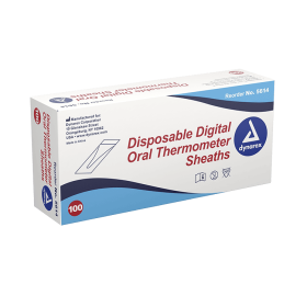 Digital Thermometer Sheaths, 100 Per Box