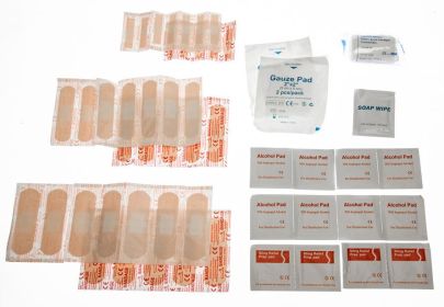 All Purpose First Aid Kit, Reusable Bag, 55 Pieces