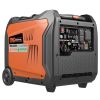 7250 Watt Digital Inverter Hybrid Portable Generator, Dual Fuel Capability (Gas/LPG), 6.5hrs 50% Load Run Time, CETL, ETL Certified For Canada/US