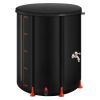 VEVOR Collapsible Rain Barrel, 53 Gallon Portable Rain Water Collection Barrel, 1000D PVC Rainwater Collection System