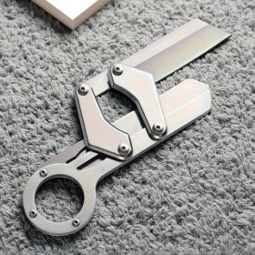 "Outdoor Folding Knife â€“ Two-Hand Grip Design â€“ Camping/Hiking Survival Tool"