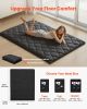 VEVOR Japanese Tatami Mat, Full Size Foldable Japanese Tatami Mattress, Futon Mattress with Storage Bag & Fastener, 9-Layer Floor Mat for Sleeping