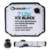 CoolerPak Ice Pack -Refillable Reusable â€“ Cold for Days â€“ Non-Toxic, Leakproof, Potable Drinking Water Safe â€“ Built Tough, Rolls Up for Storage