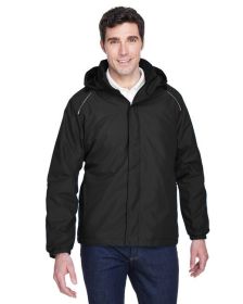 CORE365 88189 Men's Brisk Insulated Jacket (Color: Black, size: M)