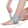 1pc Universal Adjustable Ankle Brace - Ultra-Breathable & Silicone-Enhanced Support - Durable Neoprene Foot Sleeve for Unisex - Customizable Fit for S